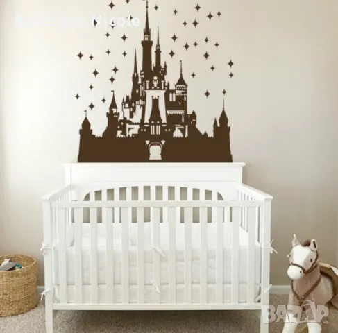 Стикер за стена "Приказен замък"  , снимка 3 - Декорация за дома - 48002193