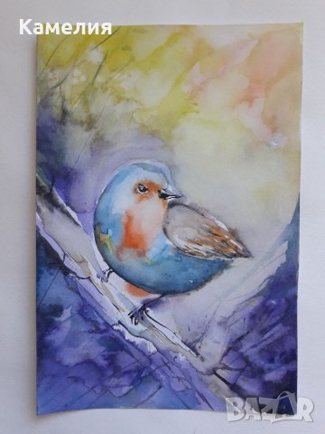 Картина: "Врабче", снимка 1