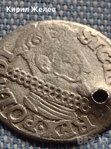Сребърна монета 3 гроша 1622г. Сигизмунд трети Полша 28456, снимка 3 - Нумизматика и бонистика - 42900023