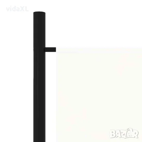 vidaXL Параван за стая, 3 панела, бял, 150x180 см, снимка 4 - Паравани - 56146708