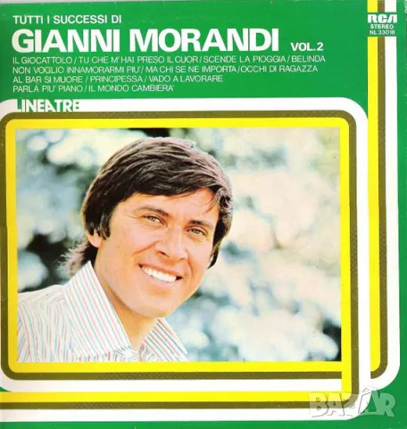 Грамофонни плочи Gianni Morandi – Tutti I Successi Di Gianni Morandi vol.1 и vol.2, снимка 3 - Грамофонни плочи - 49248606