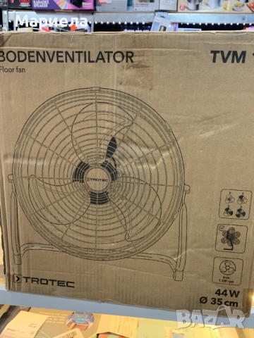 Подов вентилатор 44W / 3 степени на вентилация, снимка 2 - Вентилатори - 52084561