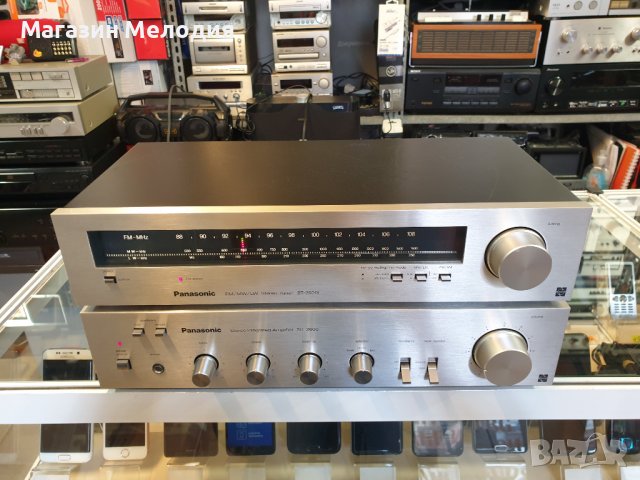 Усилвател Panasonic SU-2600 +Тунер Panasonic ST-2600L В отлично техническо и визуално състояние., снимка 8 - Ресийвъри, усилватели, смесителни пултове - 37601448