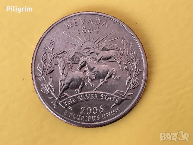 САЩ 25 цента 2006 г. (Р), Nevada.