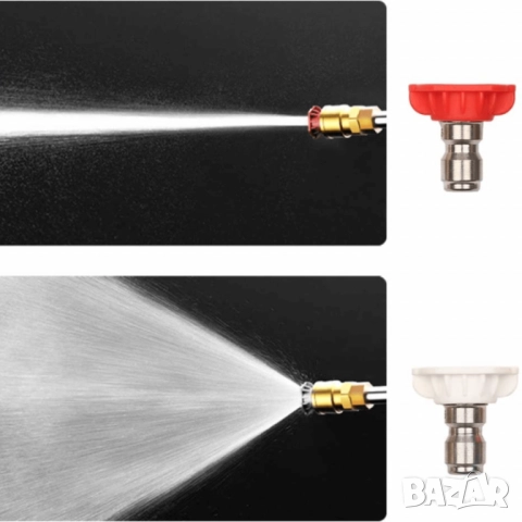 Акумулаторна водоструйка 24V – Пистолет за миене с LCD дисплей и 6 режима, снимка 6 - Друга електроника - 51948107