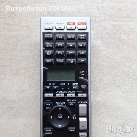 Оригинално дистанционно за ресивър Yamaha RAV380 WK48100US, снимка 2 - Ресийвъри, усилватели, смесителни пултове - 51441745