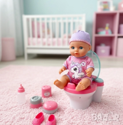 Пишкащо бебе с пееща тоалетна Tutu Love – Забава и урок за малките, снимка 3 - Кукли - 52871379