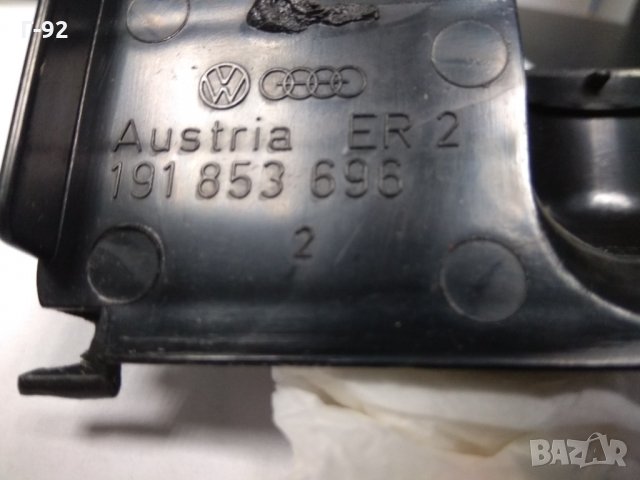 191853696**НОВО**VW**GOLF JETTA 2 ПРЕДНА КАПАЧКА ЗА КУКА,НА ПРЕДНА БРОНЯ, снимка 2 - Части - 31370737