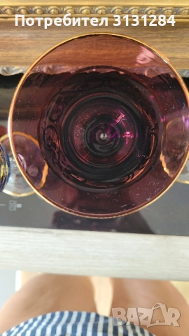 Антикварни цветни чаши Murano Италия, снимка 9 - Антикварни и старинни предмети - 51803894