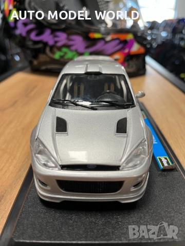 Нова метална колекционерска количка модел FORD FOCUS WRC TEST CAR 1:24, снимка 4 - Колекции - 52448112