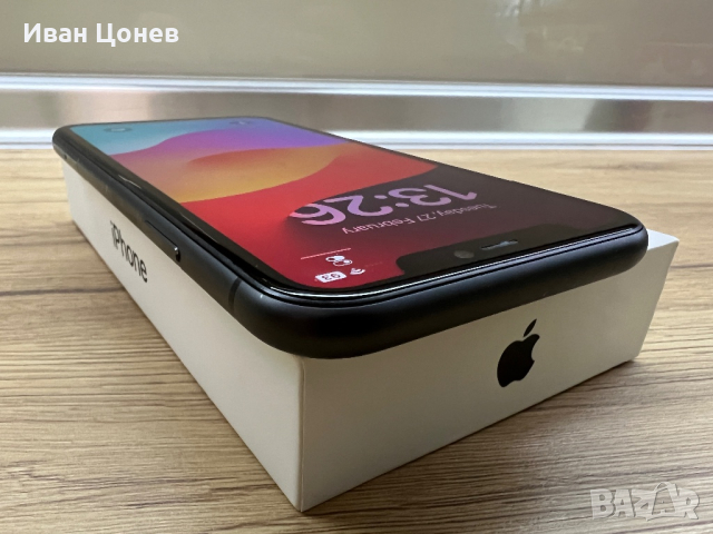 iPhone 11, 128 Gb. ЧИСТО НОВА БАТЕРИЯ, ПЕРФЕКТНО СЪСТОЯНИЕ , снимка 3 - Apple iPhone - 43887868