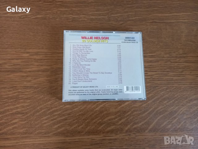 Willie  Nelson - 20 Golden Hits 1993, снимка 4 - CD дискове - 42620781