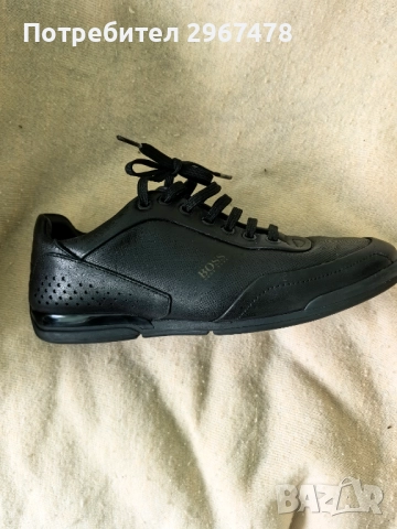 Маратонки "BOSS" кожени , снимка 4 - Маратонки - 52866572