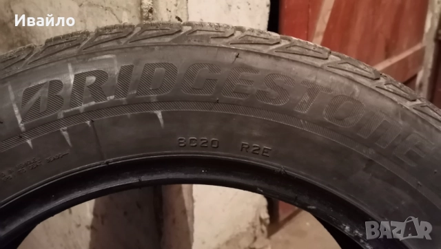 Продавам 2 броя зимни гуми 205.60.16 на 1 сезон дот 2019 Brijiston , снимка 4 - Гуми и джанти - 52615681