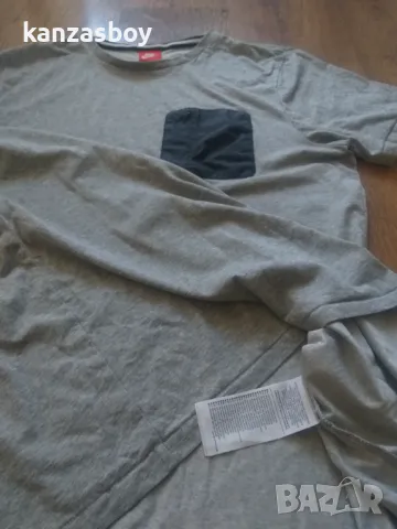 Nike T-Shirt Hybrid Top Grey - страхотна мъжка тениска ХЛ, снимка 7 - Тениски - 47655454