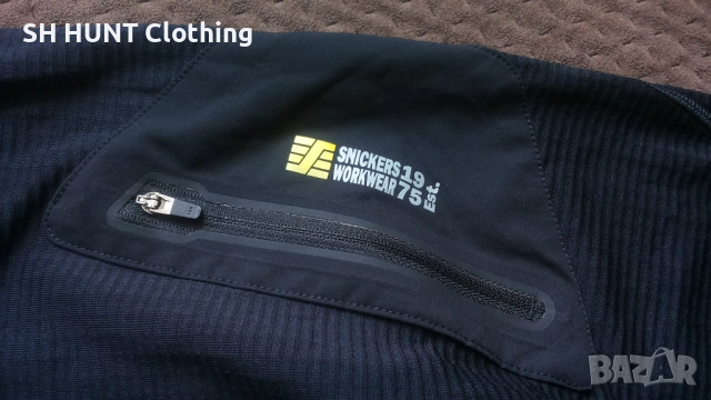 Snickers 9438 Body Mapping Micro Fleece Work Jacket размер XXL работна блуза W4-478, снимка 7 - Блузи - 52025685