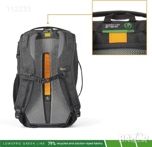 Lowepro Trekker Lite BP 150 AW, снимка 13 - Чанти, стативи, аксесоари - 52490611