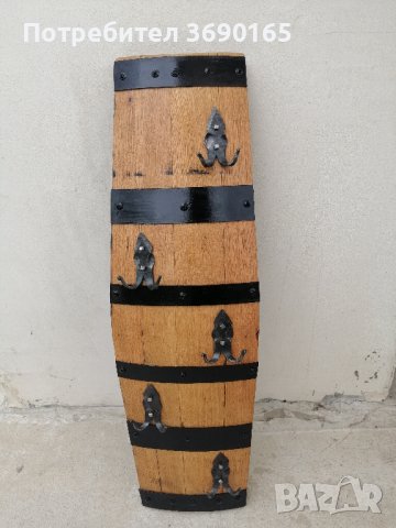 Закачалки изработени от автентични реставрирани бъчви с ръчно ковано желязо , снимка 9 - Декорация за дома - 40221046