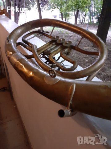  Музикален инструмент флигорна туба тромпет саксофон, снимка 7 - Антикварни и старинни предмети - 34231001