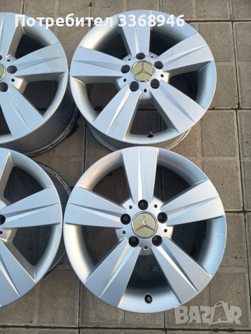 Оригинални Джанти Мерцедес ВИАНО Вито 17" 5х112 Mercedes Vito 5x112, снимка 5 - Гуми и джанти - 54047041