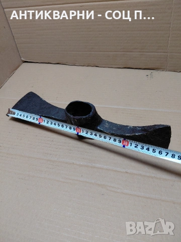 Соц Стара Ръчно Кована Голяма Киркобрадва 2.300кг. НОМЕР 886., снимка 16 - Антикварни и старинни предмети - 54101980