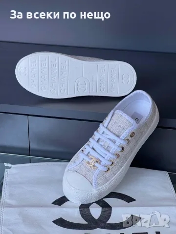 Chanel Дамски Маратонки👟Дамски Спортни Обувки Шанел👟Кецове - 2 Цвята Код SEM-271, снимка 2 - Маратонки - 55779037