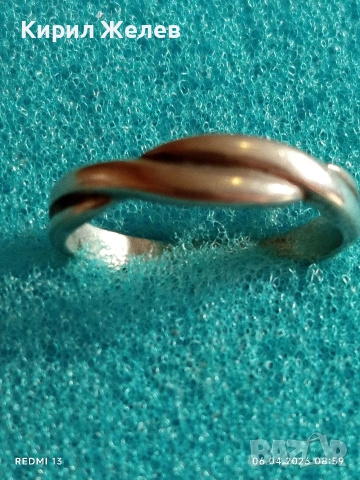 Сребърен пръстен нежен фин стил и елегантност 50043, снимка 5 - Пръстени - 54103939