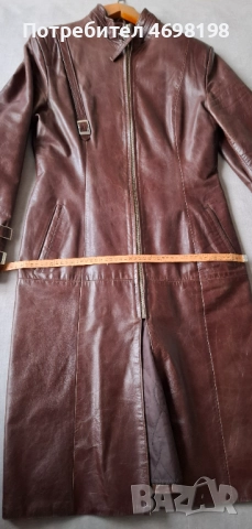 Дамско МАНТО естествена кожа, снимка 11 - Якета - 52962090