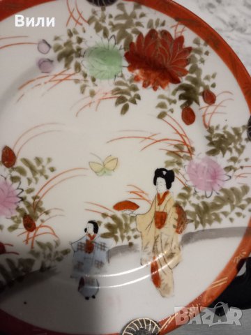 Красива чиния от японски порцелан , снимка 2 - Чинии - 40761360