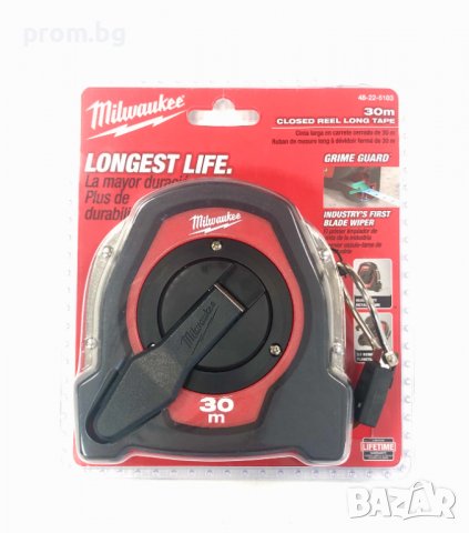 ролетка Milwaukee 30 м, с ръкохватка, внос от Германия, снимка 4 - Други инструменти - 37414874