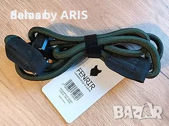 Fenrir Slip Leash 1,4 м с пружинен стопер (зелен), снимка 2 - За кучета - 49824944