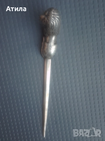 нож за писма посребрен, снимка 3 - Колекции - 51476082