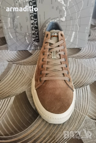 Продавам Кожени спортни обувки Napapijri №45, снимка 3 - Спортно елегантни обувки - 51909604