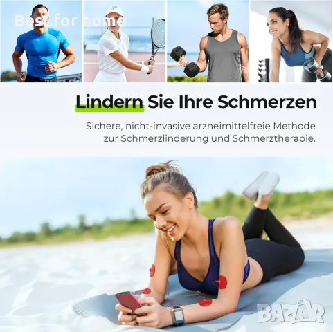 Масажор за лечение на болка с 24 тренировъчни програми  AUVON, снимка 2 - Масажори - 49792506