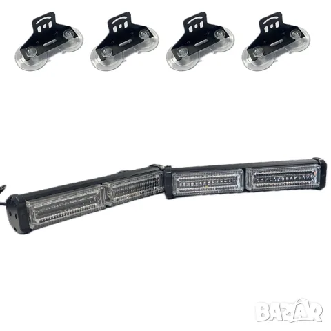 LED сигнална лампа маяк 165mm/45mm/45mm 12-24V оранжева няколко режима, снимка 3 - Аксесоари и консумативи - 55865182