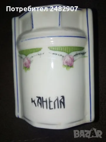 Старо порцеланово бурканче, снимка 3 - Антикварни и старинни предмети - 49362656