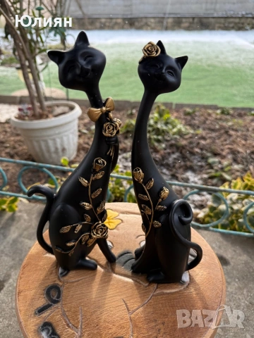 Котки 2 броя комплект, снимка 8 - Декорация за дома - 53149843