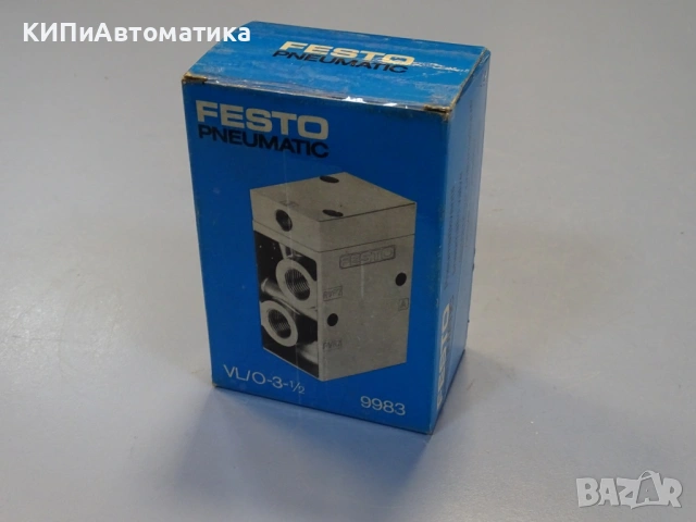 пневматичен разпределител Festo VL/O-3-1/2 typ9983 Pneumatic Valve 0-10Bar, снимка 6 - Резервни части за машини - 53151418