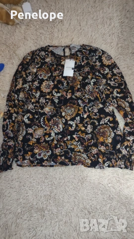 Пролетно-лятна блуза с десен