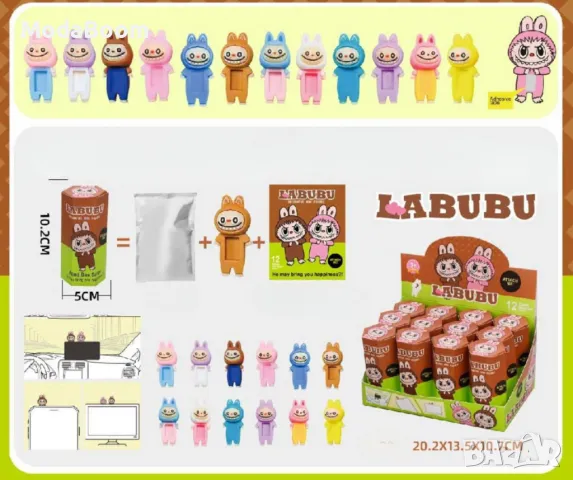 Анимационна фигурка аксесоар за мобилен телефон,монитор,лаптоп,таблет, снимка 14 - Фигурки - 48180282