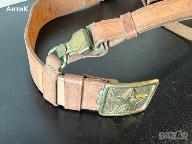 Соц Военен Сержантски Колан Портупей, снимка 7 - Антикварни и старинни предмети - 54118501