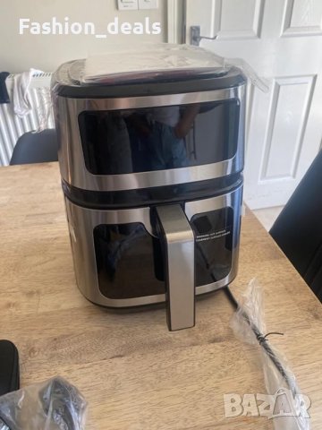 Нов Въздушен фритюрник Symdral 5L здравословно готвене Air Fryer кухня дом, снимка 9 - Фритюрници - 42521759