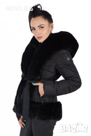 Зимно дамско палто с качулка – 4115, снимка 11 - Якета - 38269497