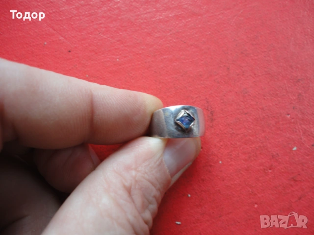 Сребърен пръстен с камък 24 , снимка 2 - Пръстени - 53304440