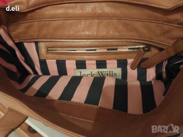 Jack Wills и Vera Pelle. 🇮🇹 100% Кожа Две големи чанти, снимка 5 - Чанти - 48434078