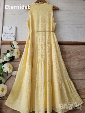 Лятна жълта рокля YAS, снимка 2 - Рокли - 51291217