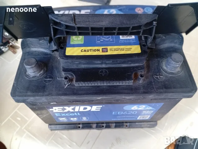 Акумулатор EXIDE EXCELL 62AH 540A R+, снимка 2 - Аксесоари и консумативи - 56093033