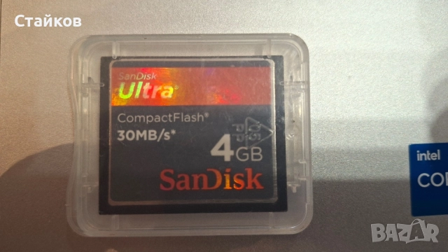 Карта памет, 4GB, CompactFlash, ултра бърза, 30MB/S, снимка 3 - Чанти, стативи, аксесоари - 56249843