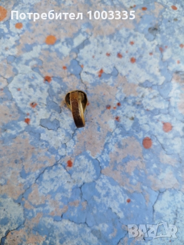 Стар бронзов пръстен с камък , снимка 3 - Антикварни и старинни предмети - 51823634