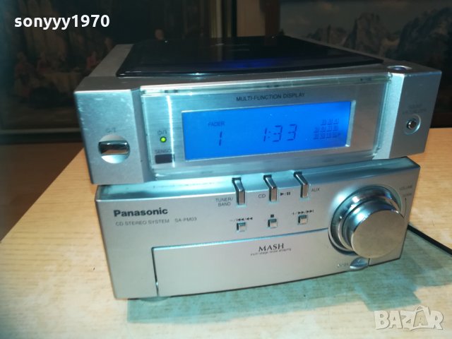 panasonic sa-pm03 cd/tuner/ampli 1203211845, снимка 3 - Аудиосистеми - 32137686